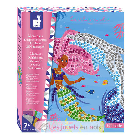 Delfin- und Meerjungfrauen-Mosaike J07961 Janod 1