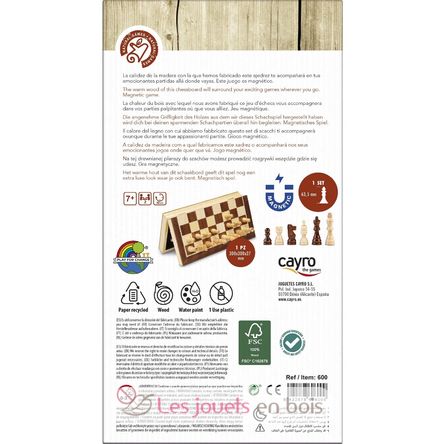 Magnetisch Schachspiel CA600 Cayro 4