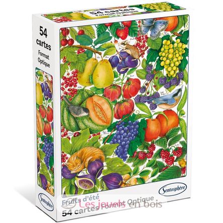 Kartenspiel mit 54 Karten Sommerfrüchte SS-1301 Sentosphère 3