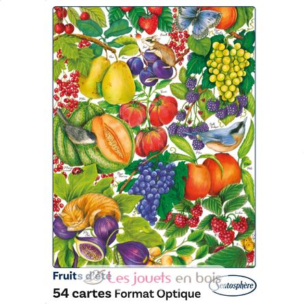 Kartenspiel mit 54 Karten Sommerfrüchte SS-1301 Sentosphère 4