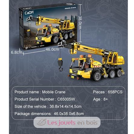 Kranwagen 658 Teile C65005W CaDA 3