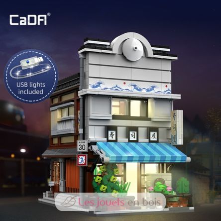 Japanisches Sushi-Geschäft 1665 Teile C66018W CaDA 5