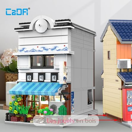 Japanisches Sushi-Geschäft 1665 Teile C66018W CaDA 7