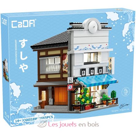 Japanisches Sushi-Geschäft 1665 Teile C66018W CaDA 10
