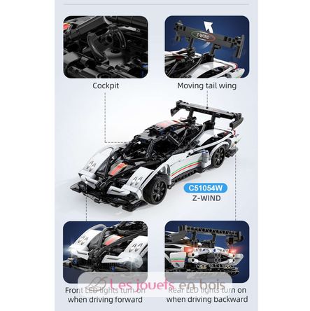 RC-Supercar-Sportwagen 457 Teile C51054W CaDA 6