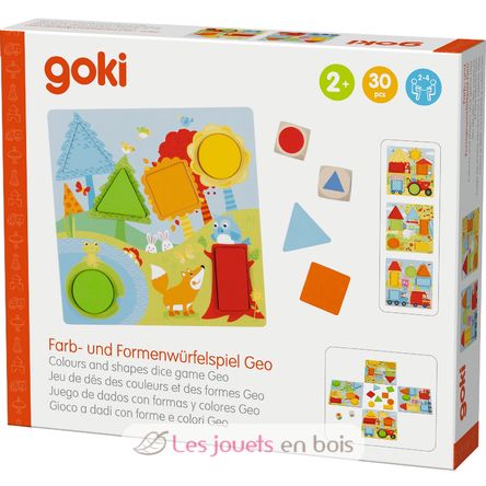 Farb- und Formenwürfelspiel GK56760 Goki 6