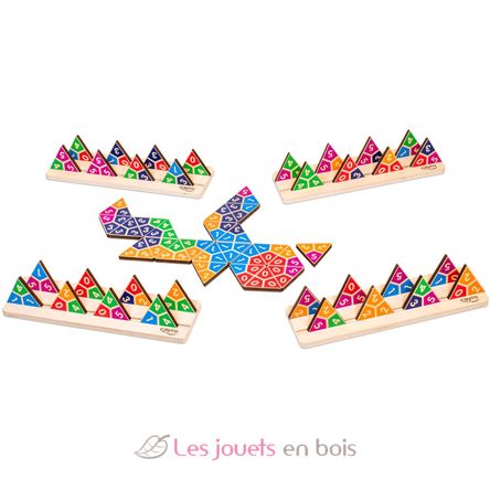 Dreiecksdomino in der Metallbox CA108 Cayro 2