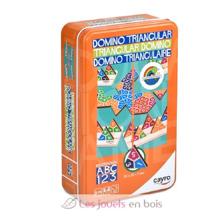 Dreiecksdomino in der Metallbox CA108 Cayro 1