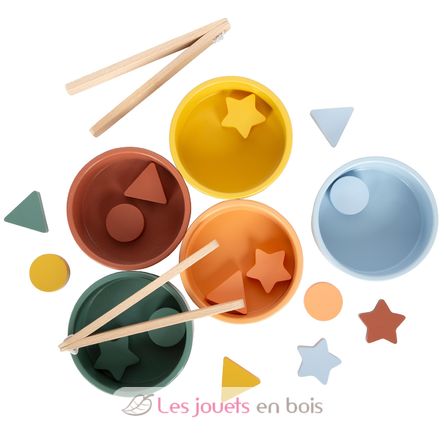 Montessori Sortierspiel mit Zange LE12814 Small Foot company 2