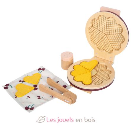 Waffeleisen-Set Tasty rot LE12850 Small Foot company 1