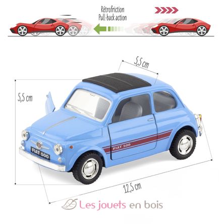 Miniaturauto Fiat 500 blau UL-H7514 Ulysse 3