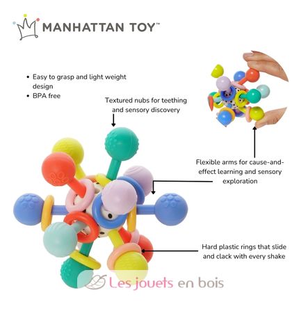 Aktivitätsspielzeug Atom Pop-Farben MT165190 Manhattan Toy 3