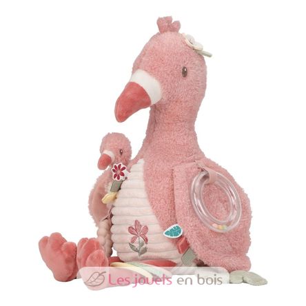 Flamingo-Aktivitäts-Plüschtier LD8318 Little Dutch 1
