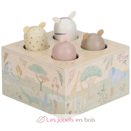 Pop-up-Spielzeug Safari Friends LD7465 Little Dutch 4