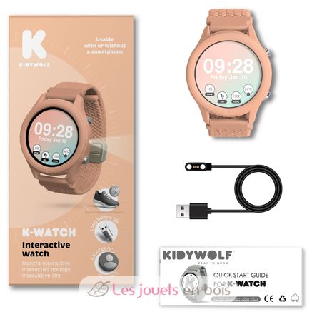K-Watch Interaktive Uhr Koralle KW-K-WATCH-CO Kidywolf 13
