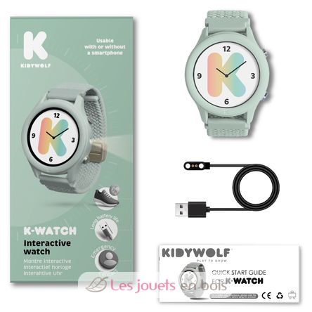 K-Watch Interaktive Uhr grün KW-K-WATCH-GR Kidywolf 13