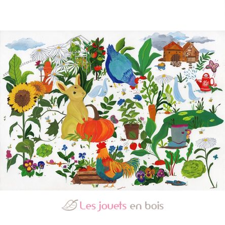 Gemüsegarten von Mathilde Joly K1307-50 Puzzle Michele Wilson 2