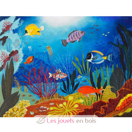 Tropischer Fisch von Alain Thomas K161-50 Puzzle Michele Wilson 2