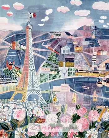 Paris im Frühling von Dufy K25-24 Puzzle Michele Wilson 2