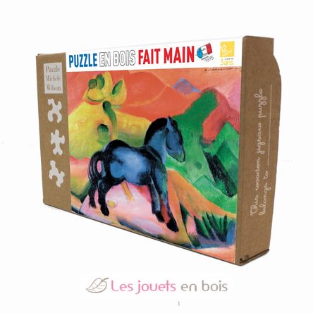 Blaues Pferd von Franz Marc K60-12 Puzzle Michele Wilson 3