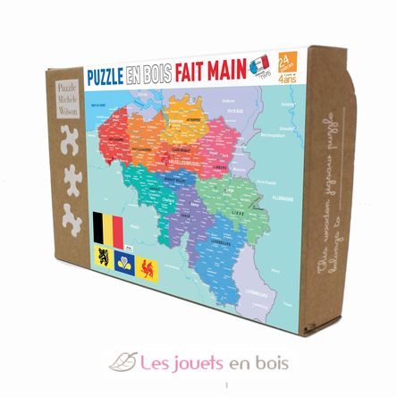 Puzzle Karte von Belgien K83-24 Puzzle Michele Wilson 1