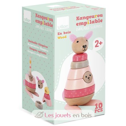 Stapelspiel Känguru V2438 Vilac 9