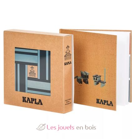 Box 40 blau Platten + Kunstbuch KABLBP21-4357 Kapla 3