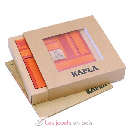 Feld 40 rot und orange Platten + Kunstbuch KARLRP22-4356 Kapla 3