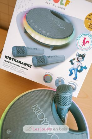 Kidykaraoke Karaoke-Lautsprecher blau KW-KIDYKARAOKE-BU Kidywolf 6