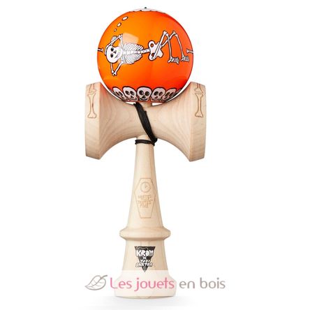 Krom Kendama Jody Bartons Skeletons Orange KROM-SKELETON-ORANGE KROM Kendama 1