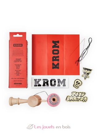 Krom Kendama Jody Bartons Skeletons Pink KROM-SKELETON KROM Kendama 9