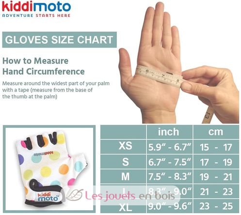 Handschuhe Pastel Dotty MEDIUM GLV011M Kiddimoto 4