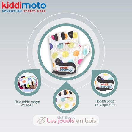 Handschuhe Pastel Dotty MEDIUM GLV011M Kiddimoto 5