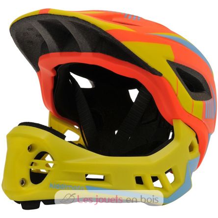 Fahrradhelm Orange Gelb Small KMHFF02S Kiddimoto 4