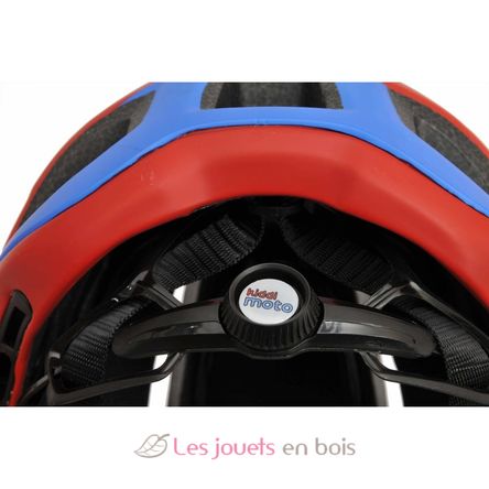 Fahrradhelm rot blau Medium KMHFF03M Kiddimoto 9