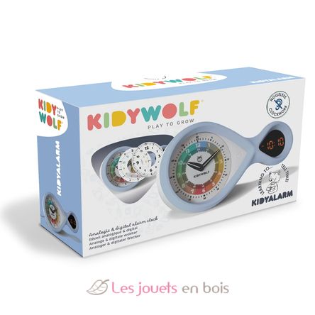Kidyalarm Lernwecker blau KW-KIDYALARM-BU Kidywolf 2