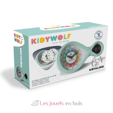 Kidyalarm Lernwecker Grün KW-KIDYALARM-GR Kidywolf 2