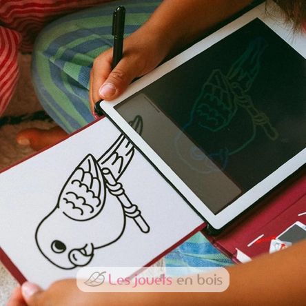 Zeichenbuch mit LCD-Bildschirm - Haustiere KW-KIDYDRAW-MINI-PET Kidywolf 2