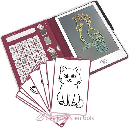 Zeichenbuch mit LCD-Bildschirm - Haustiere KW-KIDYDRAW-MINI-PET Kidywolf 1