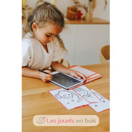 Zeichenbuch mit LCD-Bildschirm - Kawaï KW-KIDYDRAW-MINI-KAW Kidywolf 7