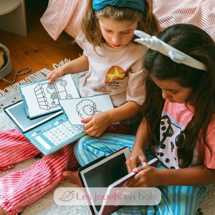 Zeichenbuch mit LCD-Bildschirm - Mein kleiner Markt KW-KIDYDRAW-MINI-MLM Kidywolf 2