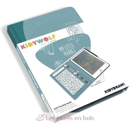 Zeichenbuch mit LCD-Bildschirm - Mein kleiner Markt KW-KIDYDRAW-MINI-MLM Kidywolf 11