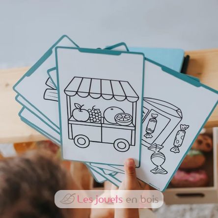 Zeichenbuch mit LCD-Bildschirm - Mein kleiner Markt KW-KIDYDRAW-MINI-MLM Kidywolf 3