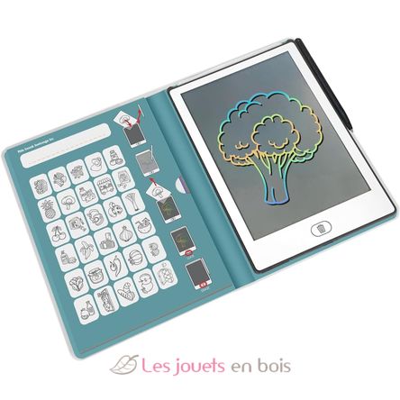 Zeichenbuch mit LCD-Bildschirm - Mein kleiner Markt KW-KIDYDRAW-MINI-MLM Kidywolf 4