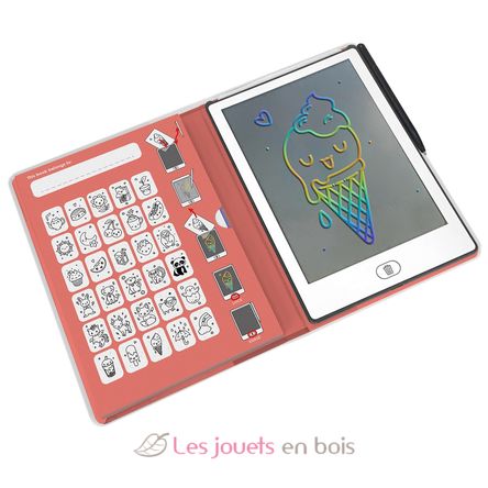 Zeichenbuch mit LCD-Bildschirm - Kawaï KW-KIDYDRAW-MINI-KAW Kidywolf 3
