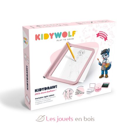 Kidydraw-Pro Fashion Licht-Zeichentisch KW-KIDYDRAW-PRO-PI Kidywolf 1
