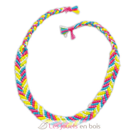 7 brasilianische Armbänder in Neonfarben zum Basteln J07929 Janod 4