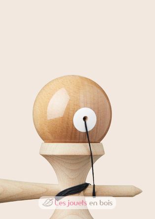 Krom Kendama Pop Lol nacktes Holz KROM-PL-NAK KROM Kendama 6