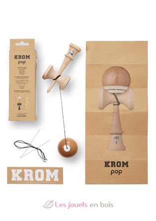 Krom Kendama Pop Lol nacktes Holz KROM-PL-NAK KROM Kendama 7