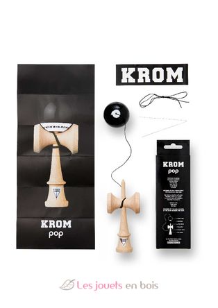 Krom Kendama Pop Lol Schwarz KROM-PL-BLA KROM Kendama 7